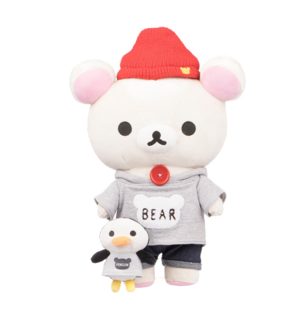 Korilakkuma Bear Hoodie Plush