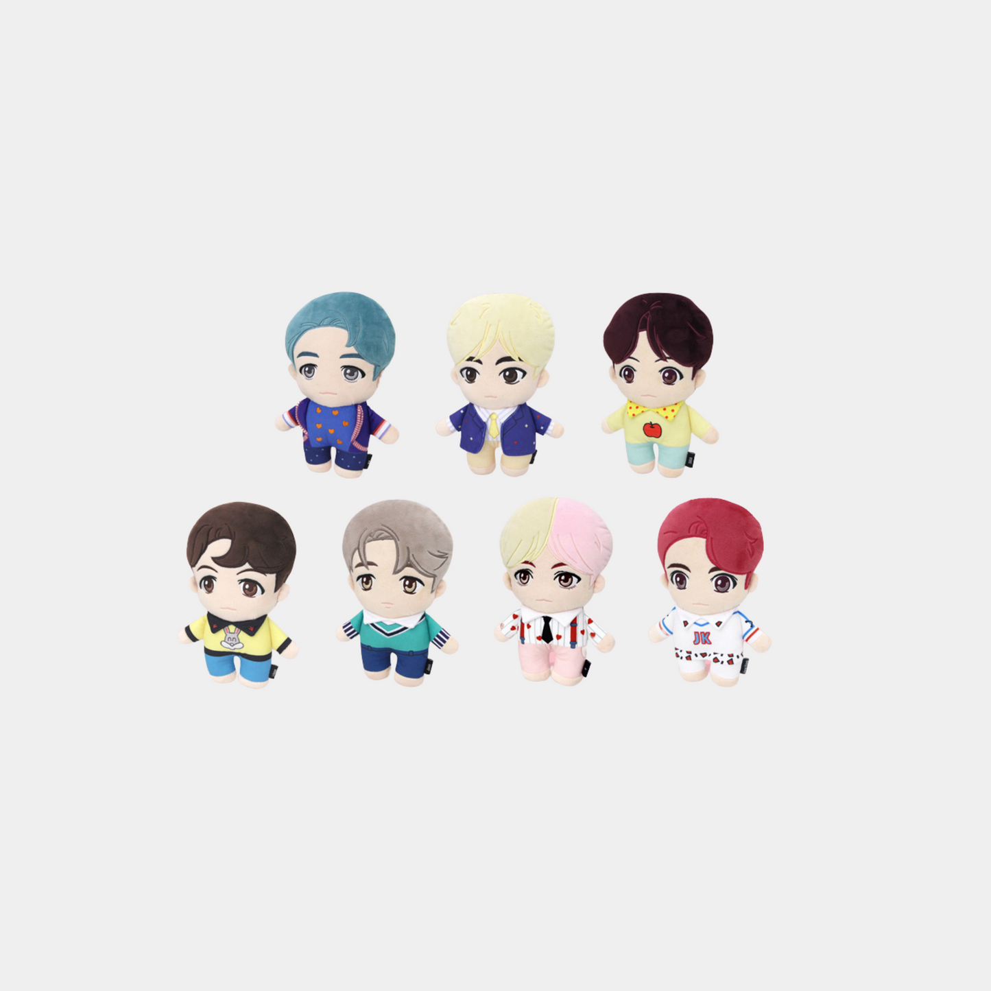 BTS TINYTAN Character Flat Cushion