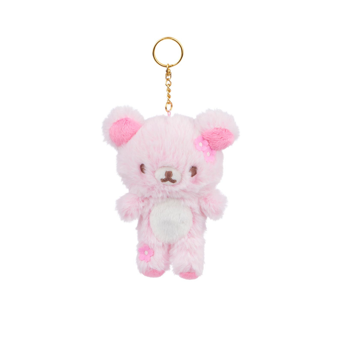 Rilakkuma Cherry Blossom Plush Keychain