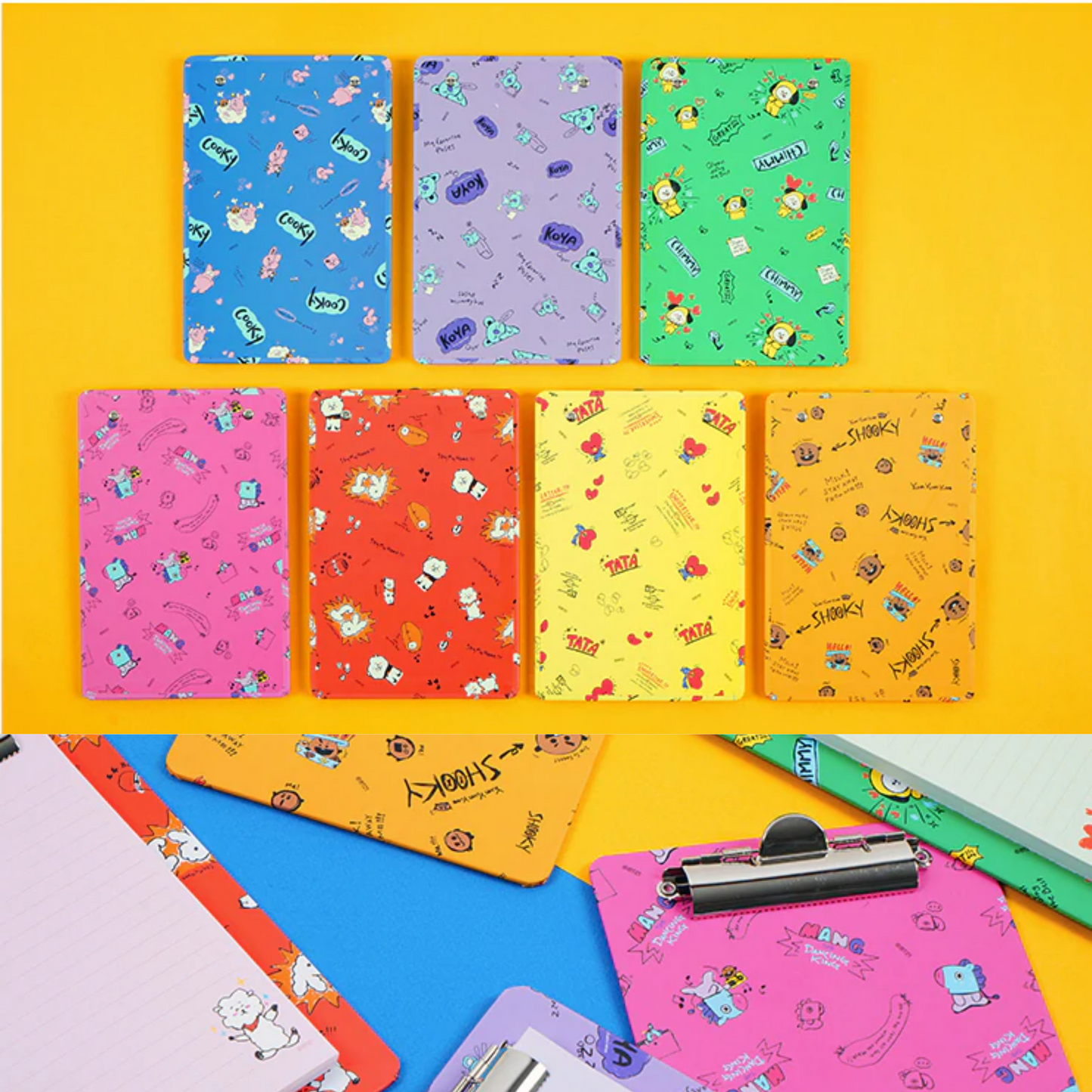 BT21 CLIP BOARD PAD