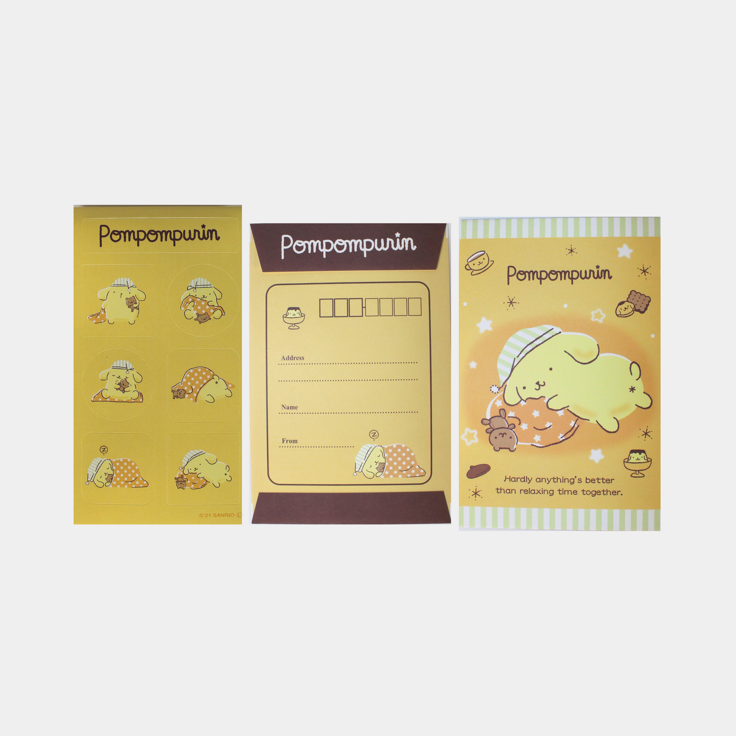 Pompompurin Letter Set
