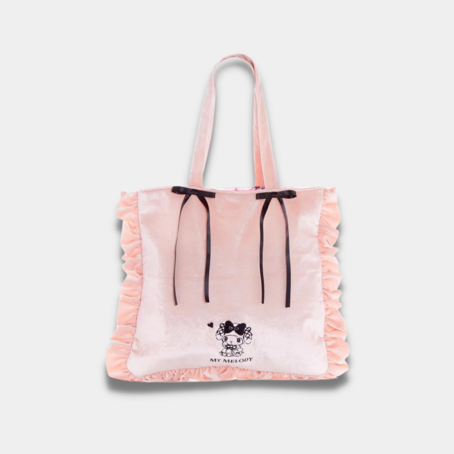 My Melody Velvet Tote Bag