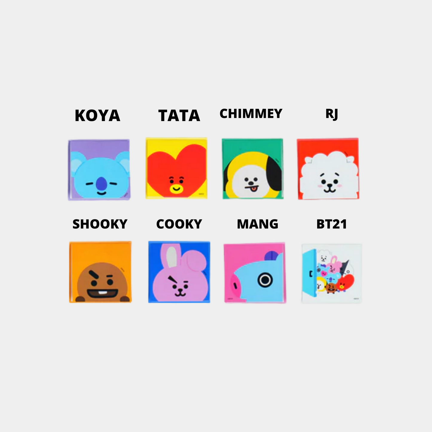BT21 Pop Up Card