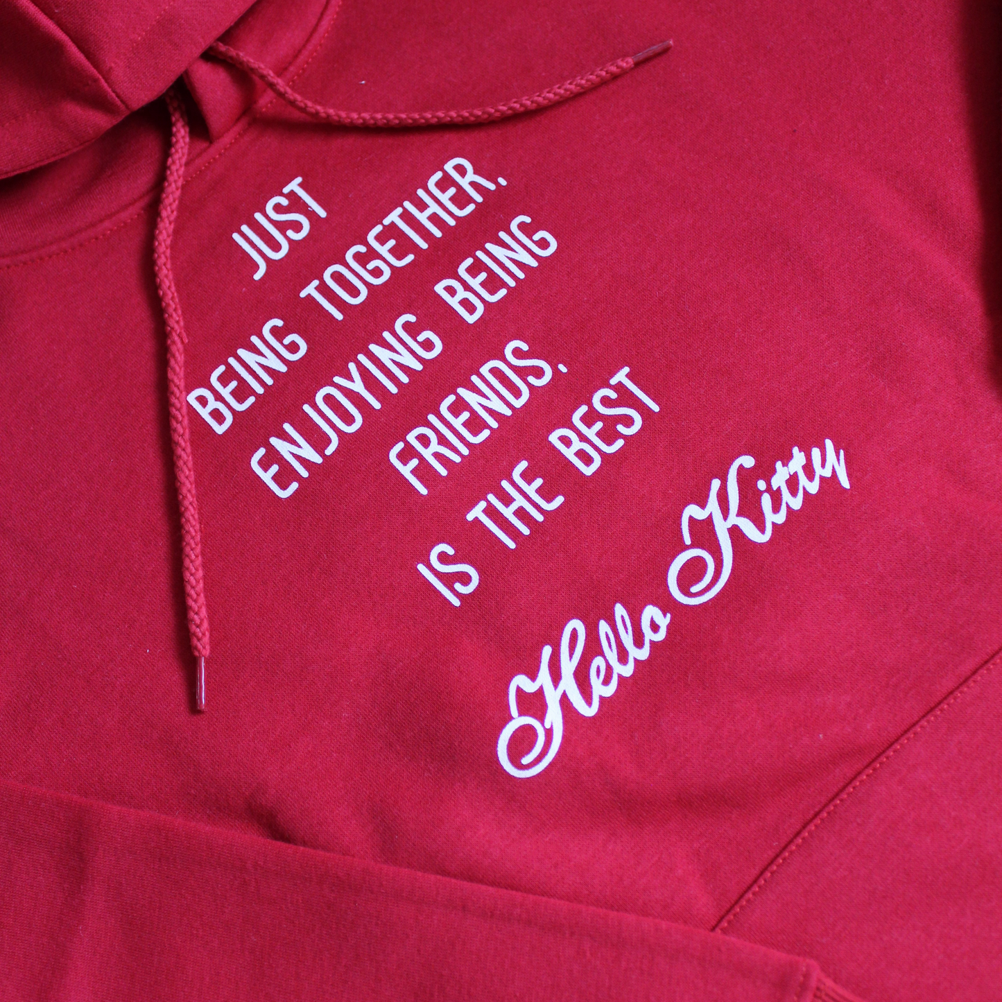 Hello Kitty Embroidery Hoodie