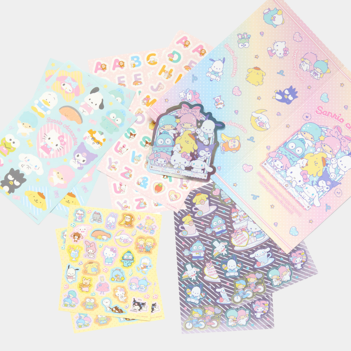 Sanrio Characters Variety Sticker Sheet Set