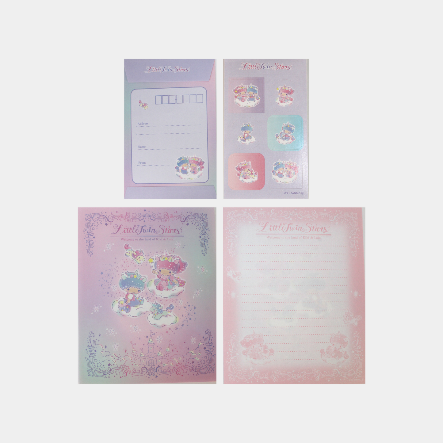 Little Twin Stars Letter Set