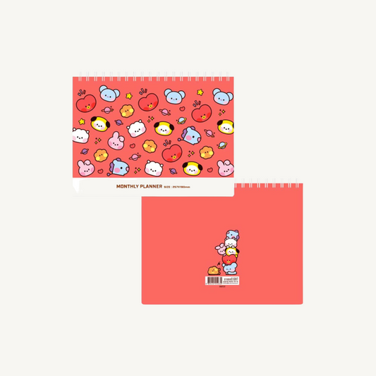BT21 Monthly Planner with Sticker Pack