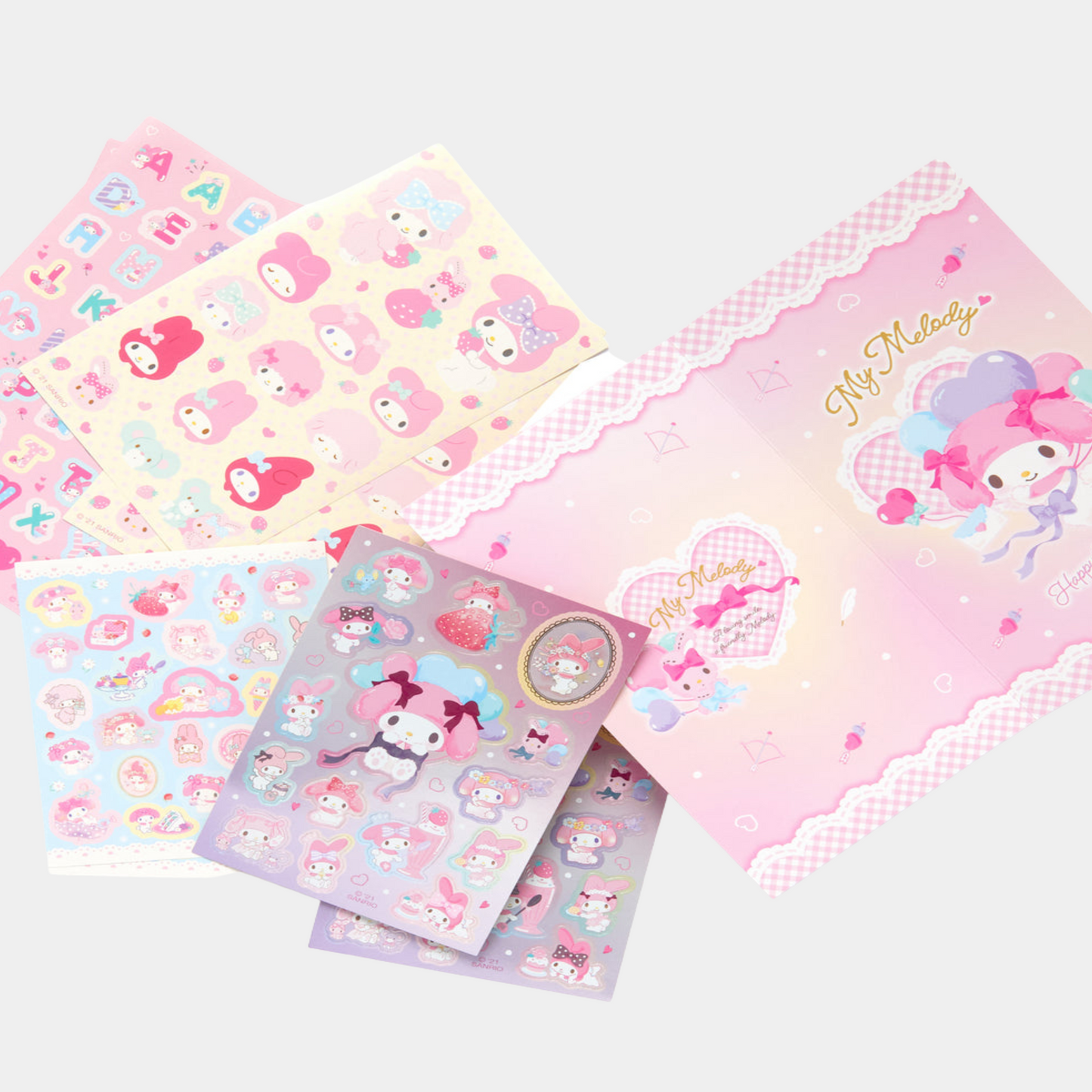 My Melody Variety Sticker Set