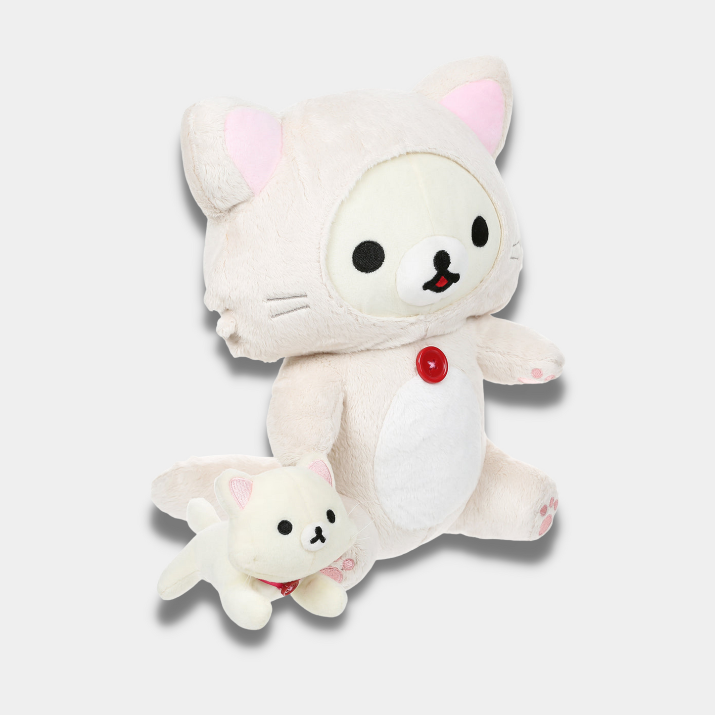 Korilakkuma Cat Playing With a plush