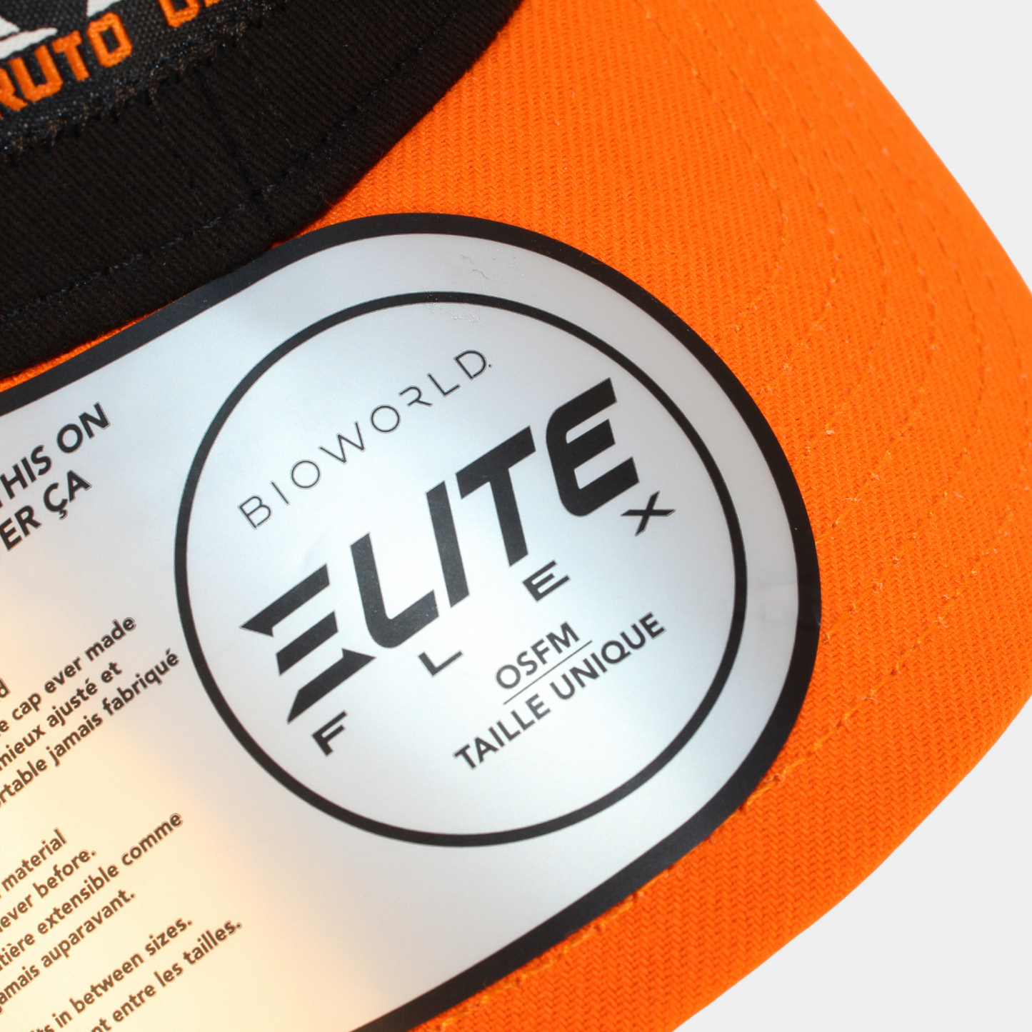 Naruto Black and Orange Snapback