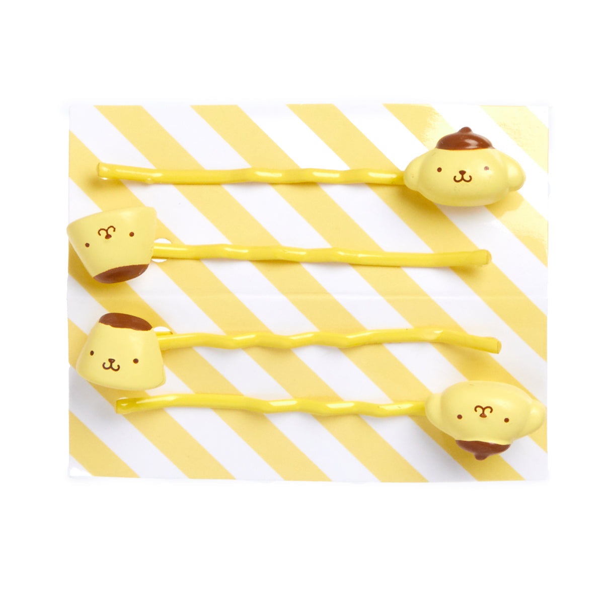 Pompompurin Hair Pins with a case
