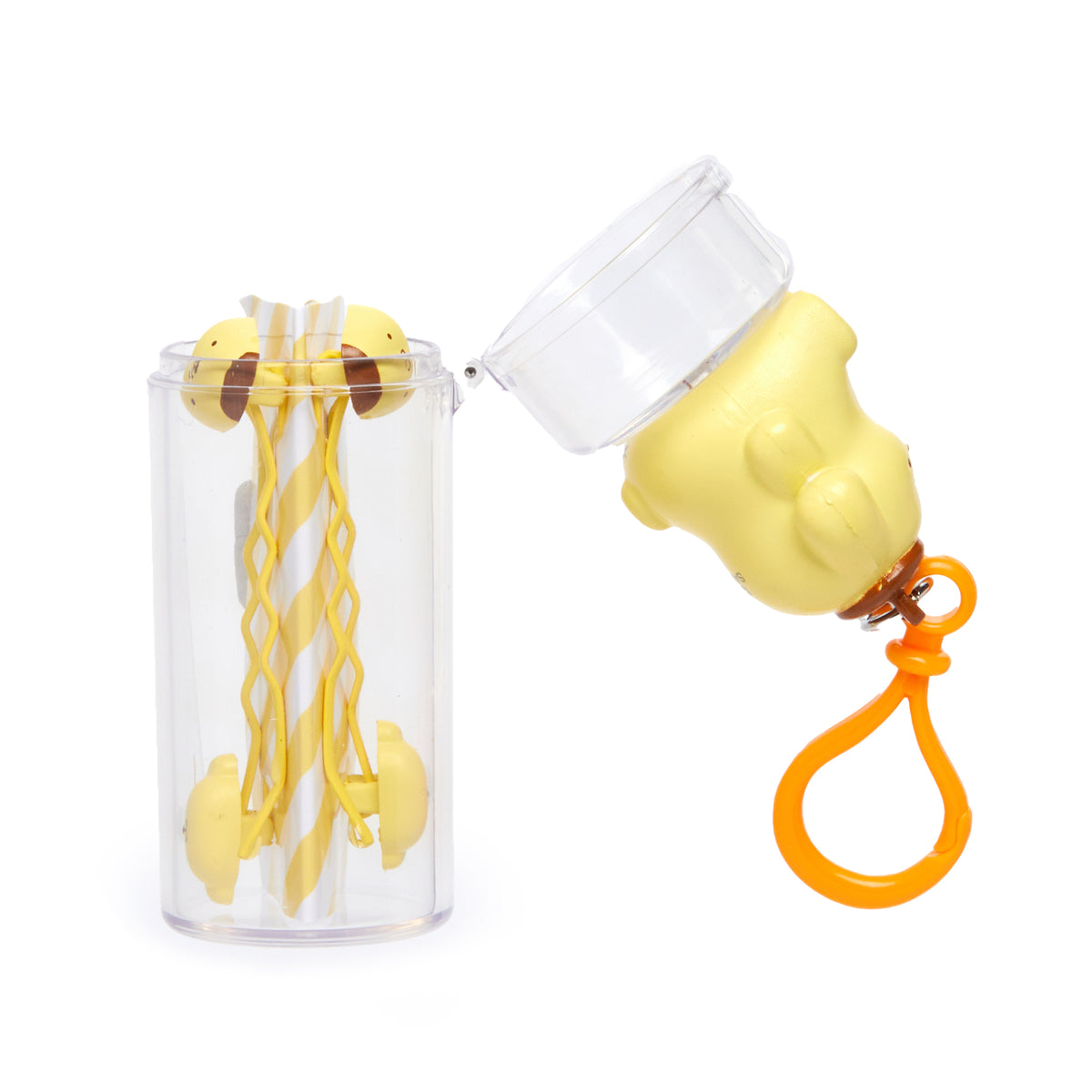 Pompompurin Hair Pins with a case