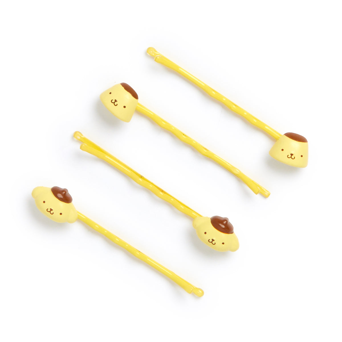 Pompompurin Hair Pins with a case