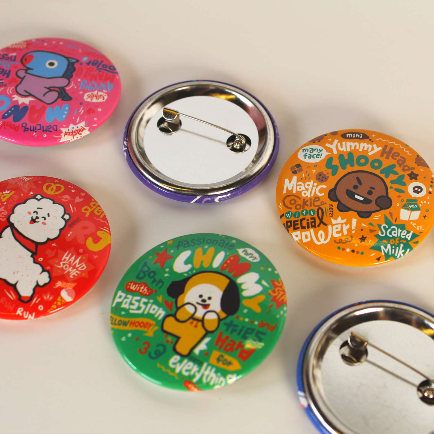 BT21 Character Badge