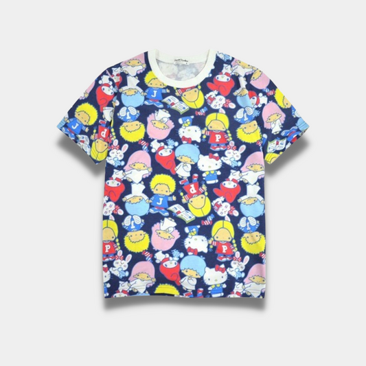 Sanrio Characters Repeating Pattern T-Shirt