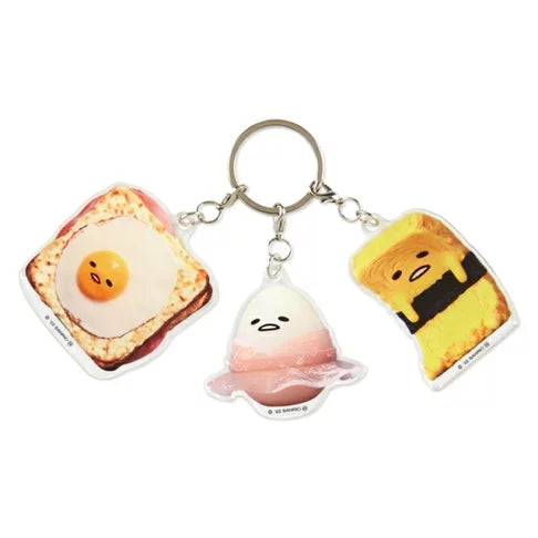 Sanrio Gudetama Triple Acrylic Key Chain