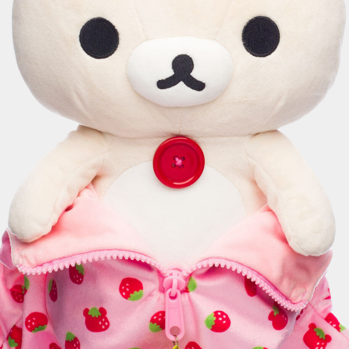 Korilakkuma Strawberry Pattern Pink Sleeping Bag Plush