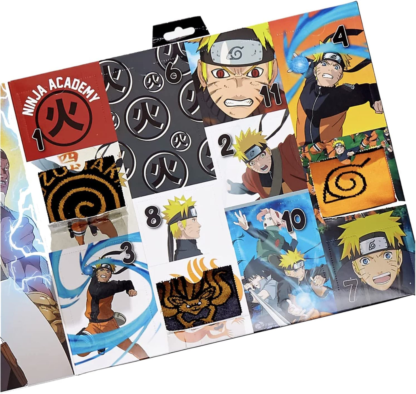 Naruto 12days of Socks Gift Set