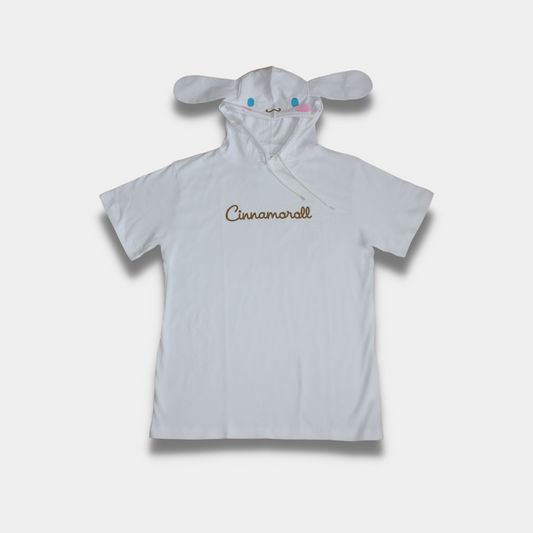 Cinnamoroll Narikiki Hoodie Short Sleeve