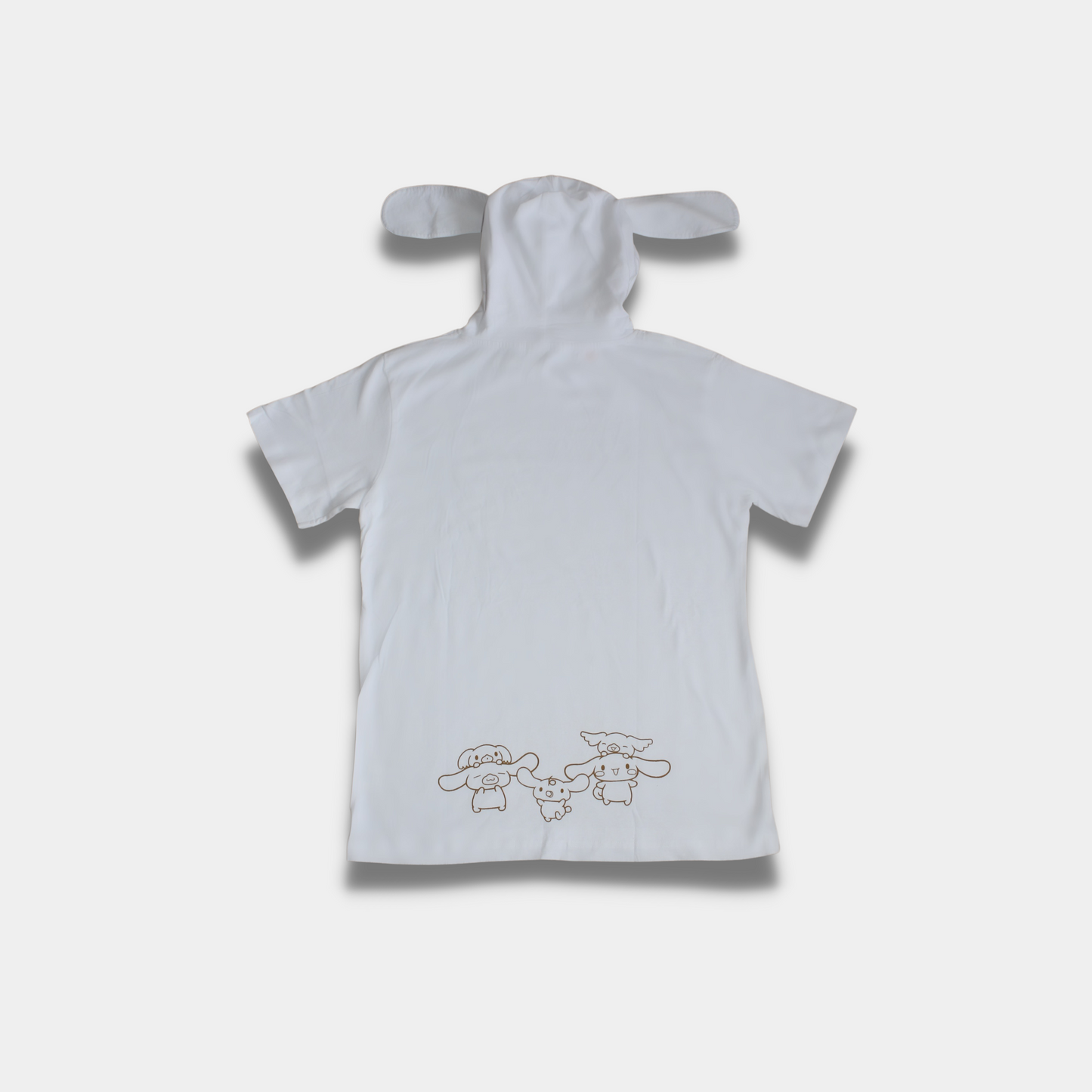 Cinnamoroll Narikiki Hoodie Short Sleeve