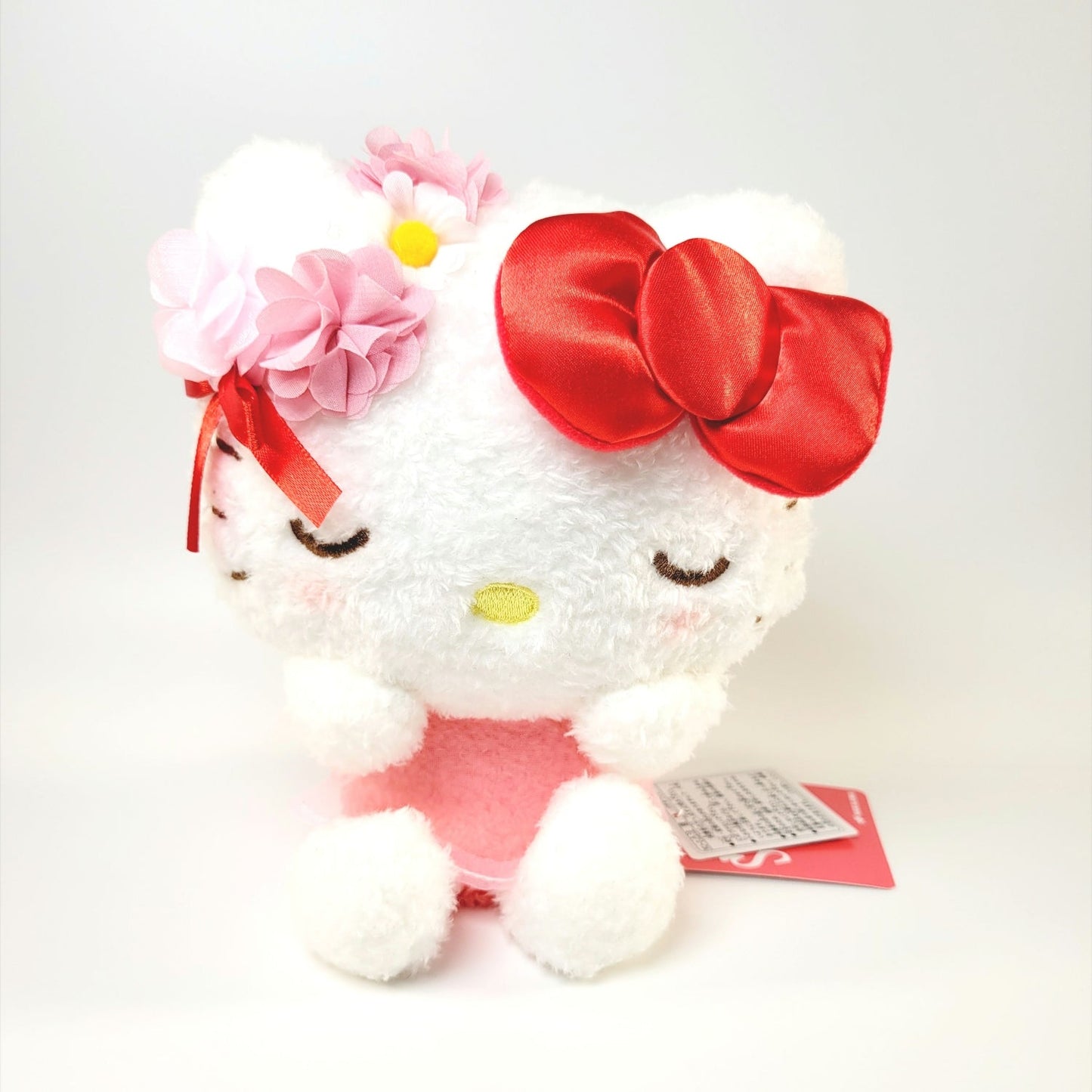 Hello Kitty Floral Ribbon Plush