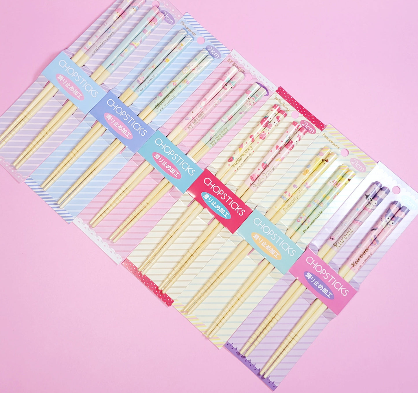 Kuromi Bamboo Chopsticks