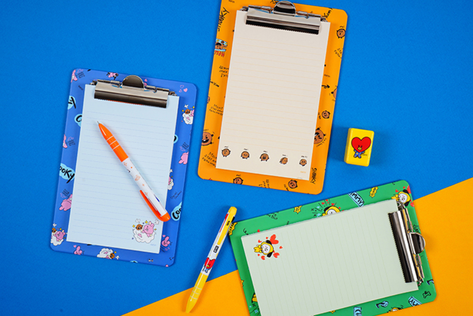 BT21 CLIP BOARD PAD
