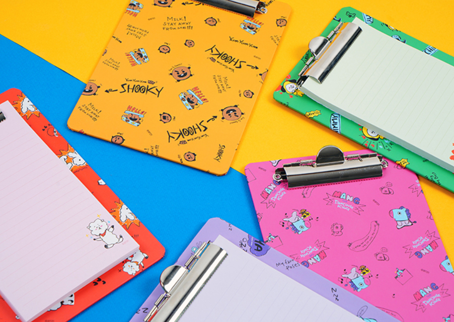 BT21 CLIP BOARD PAD