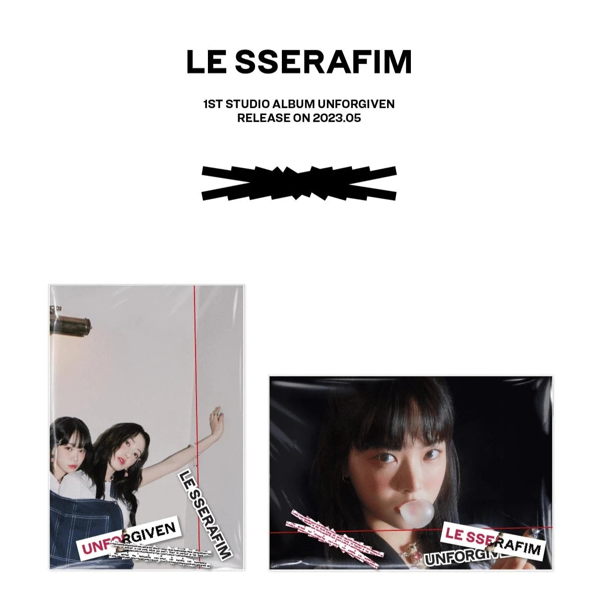 LE SSERAFIM 1ST STUDIO ALBUM [UNFORGIVEN/WEVERSE ALBUMS VER