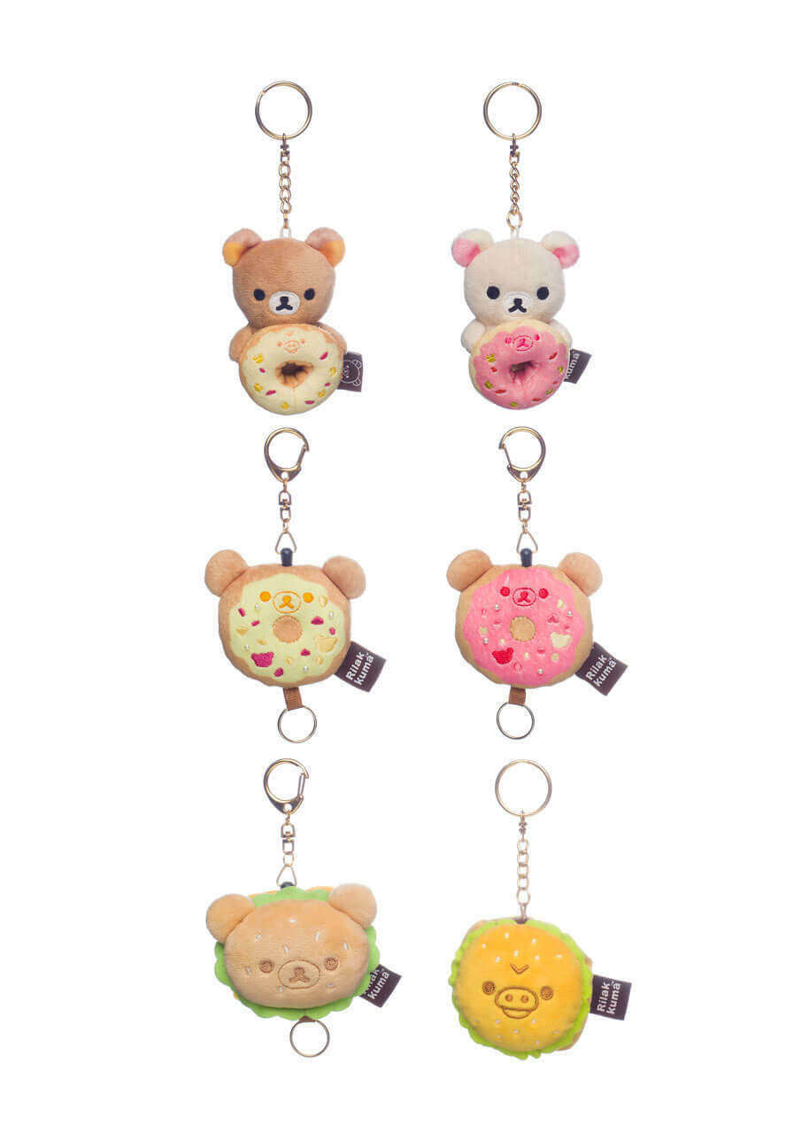 Rilakkuma Deli Series Plush Keychain Blind Box