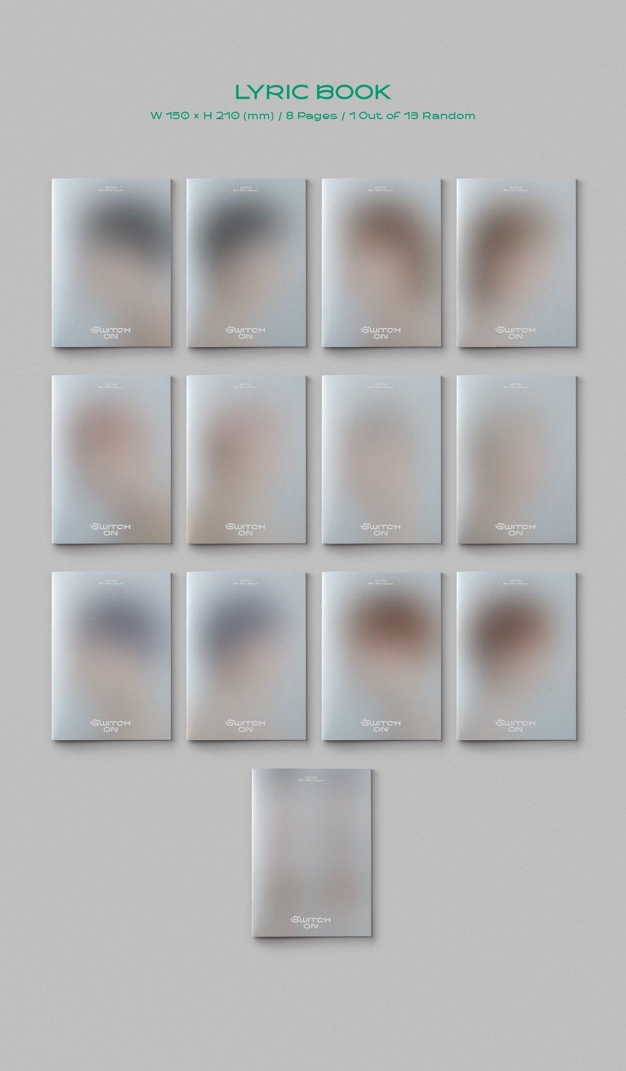 ASTRO'S - 8TH MINI ALBUM SWITCH ON