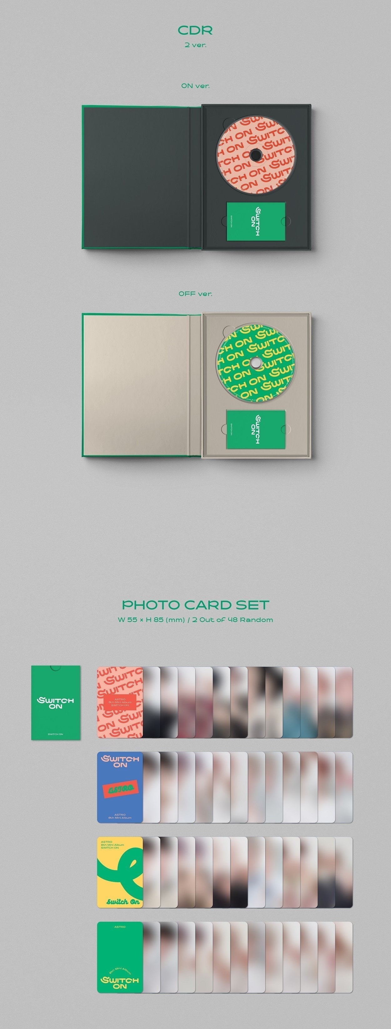 ASTRO'S - 8TH MINI ALBUM SWITCH ON