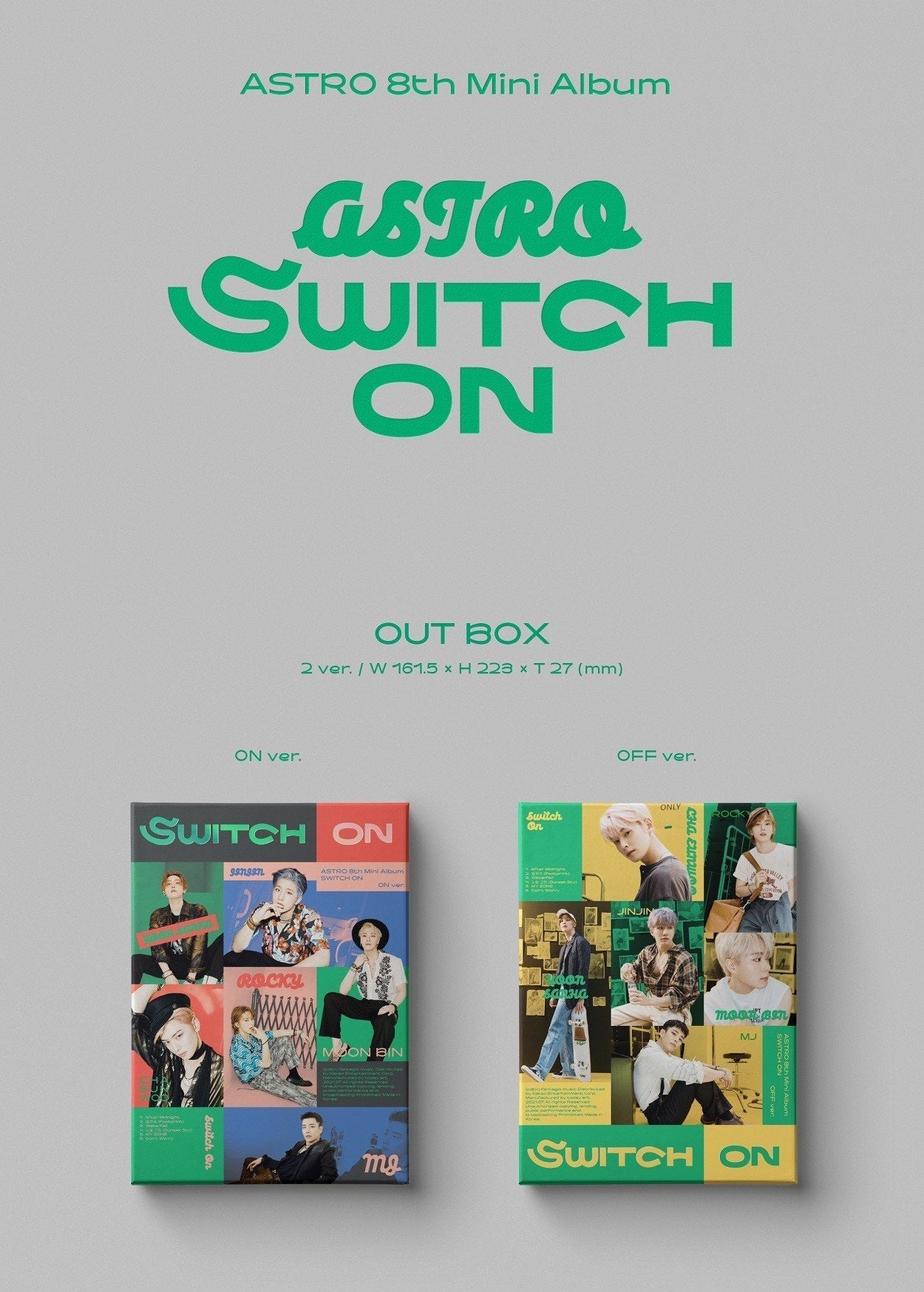ASTRO'S - 8TH MINI ALBUM SWITCH ON