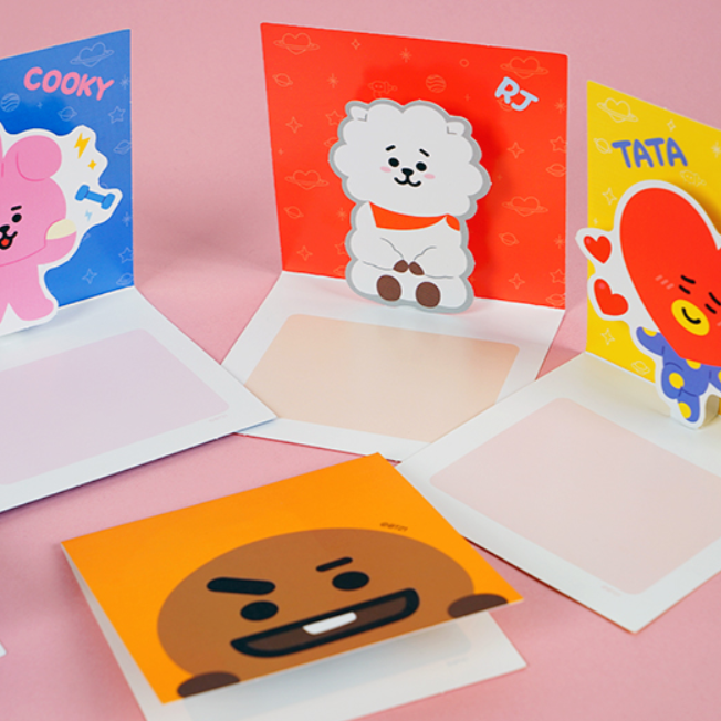 BT21 Pop Up Card