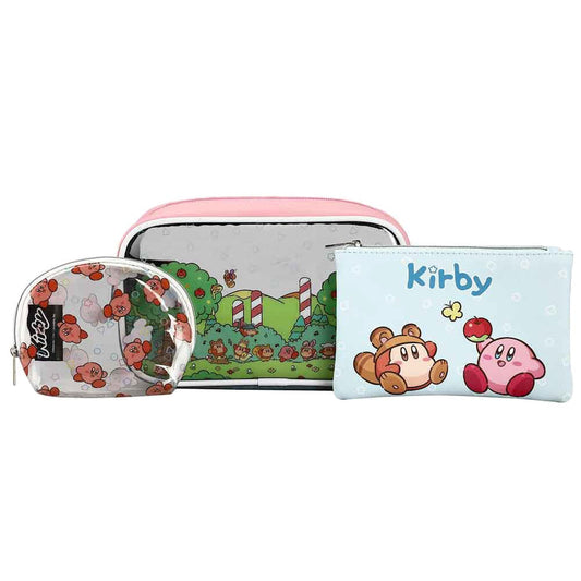 Kirby Cosmetic Bags 3pcs Set