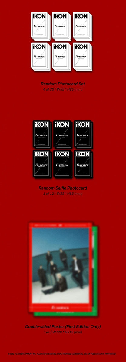 IKON - 4TH MINI ALBUM [ FLASHBACK / PHOTOBOOK VER./INCL.POB]