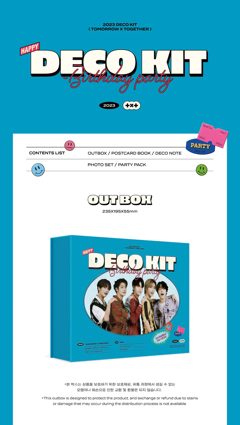 2023 TXT'S DECO KIT