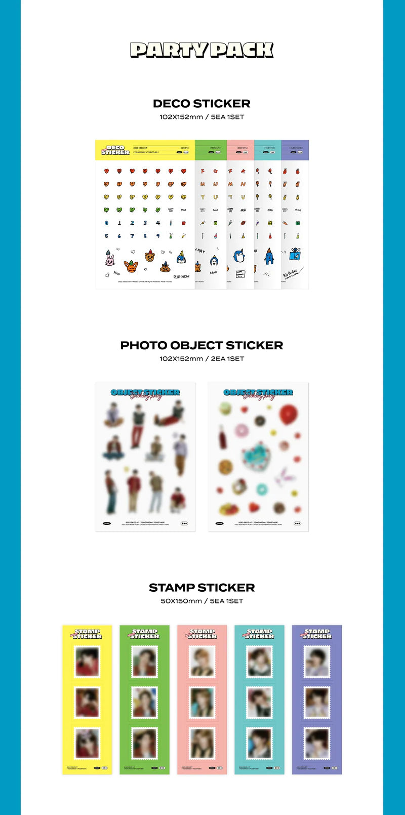 2023 TXT'S DECO KIT