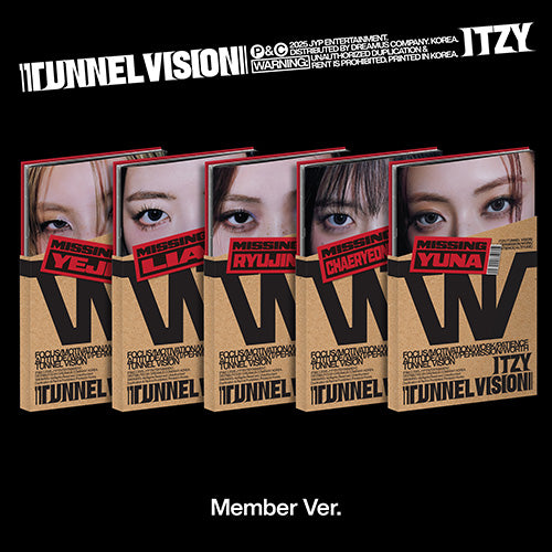 [PRE-ORDER] ITZY 11TH MINI ALBUM [TUNNEL VISION/MEMBER VER.]