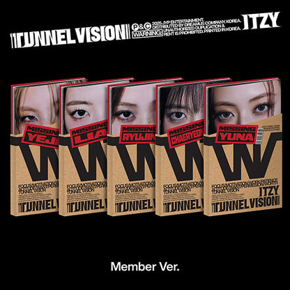 [PRE-ORDER] ITZY 11TH MINI ALBUM [TUNNEL VISION/MEMBER VER.]