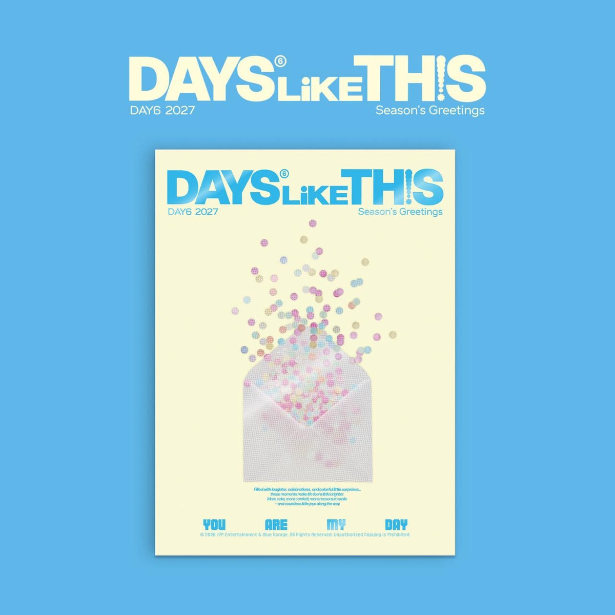 DAY6 2027 Season’s Greetings DAYS LIKE THIS cover