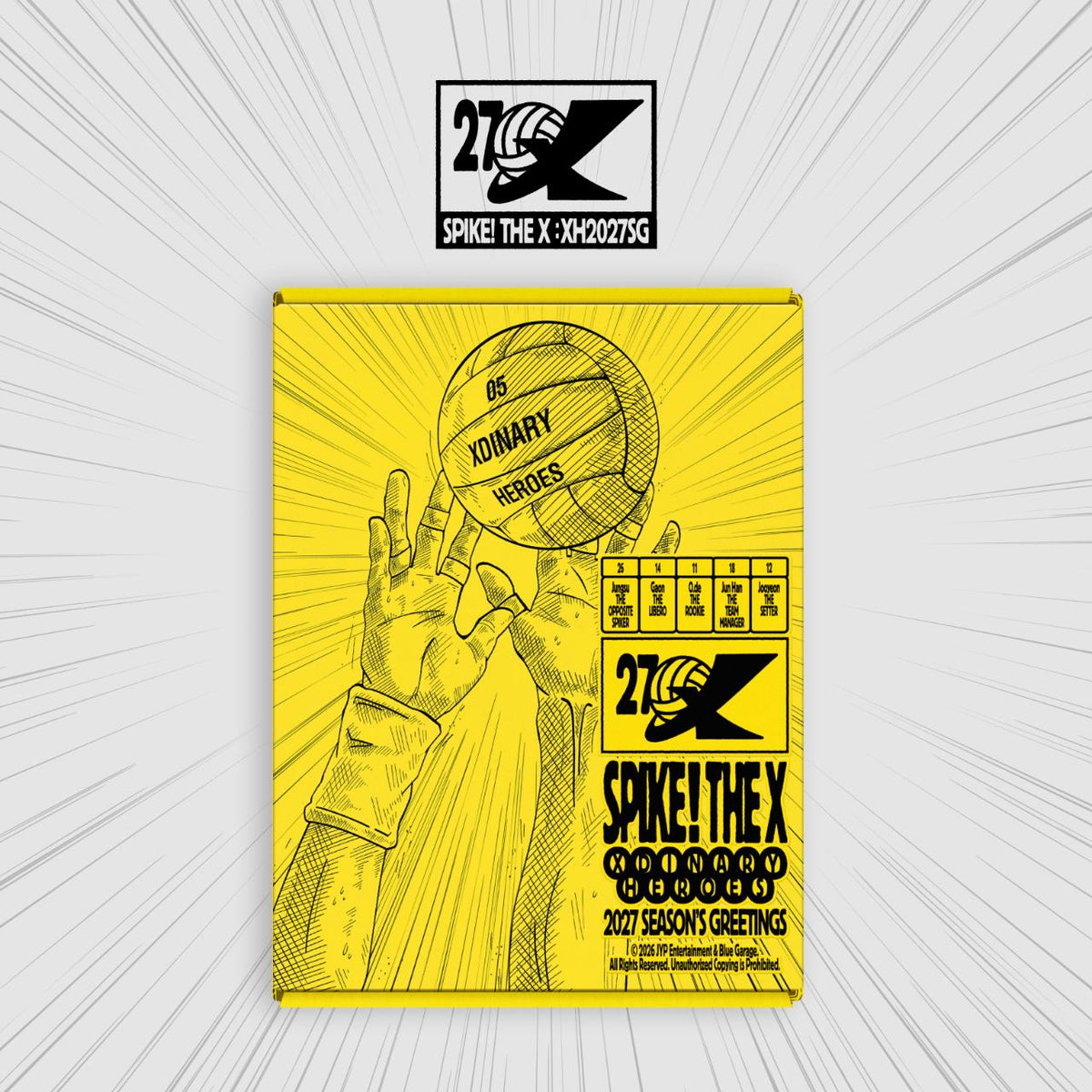Xdinary Heroes 2027 Season’s Greetings SPIKE! THE X cover