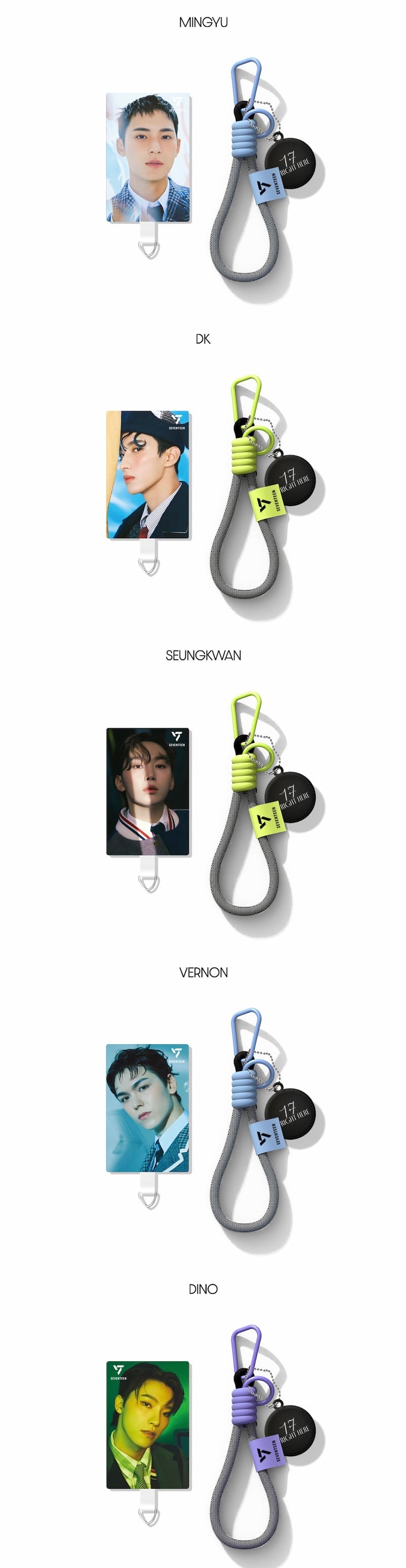 SEVENTEEN [3D LENTICULAR PHONE TAB] (17 IS RIGHT HERE) – Kawaii Alley