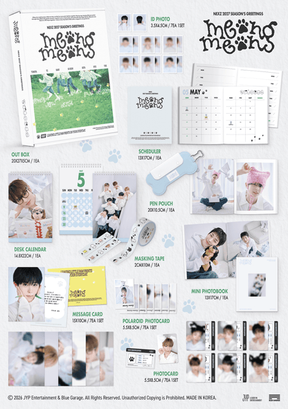 NEXZ 2027 Season’s Greetings contents preview