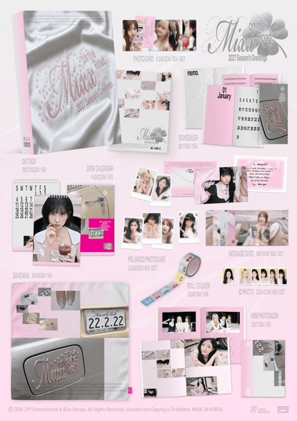 NMIXX 2027 Season’s Greetings Mixx on the Road package contents