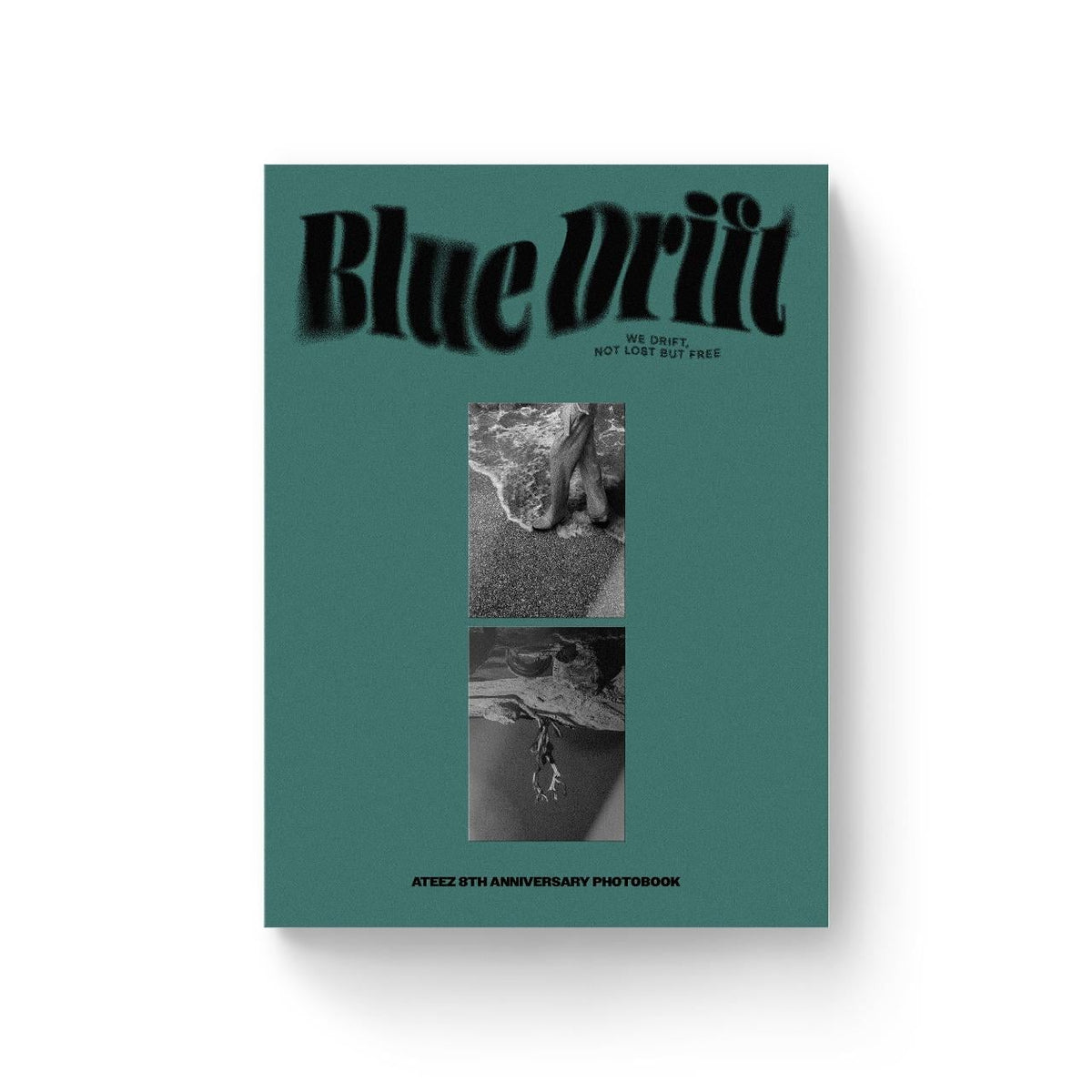 ATEEZ 8th Anniversary Photobook Blue Drift cover