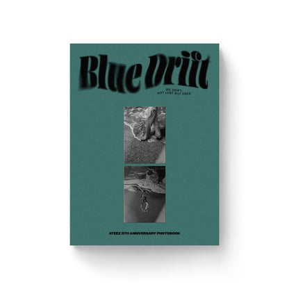 ATEEZ 8th Anniversary Photobook Blue Drift cover