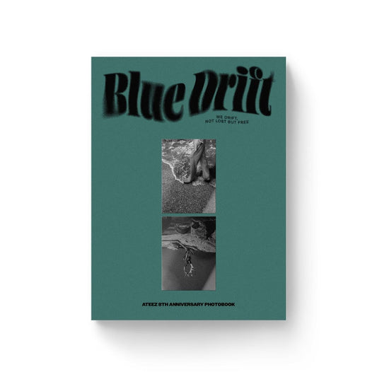 ATEEZ 8th Anniversary Photobook Blue Drift cover