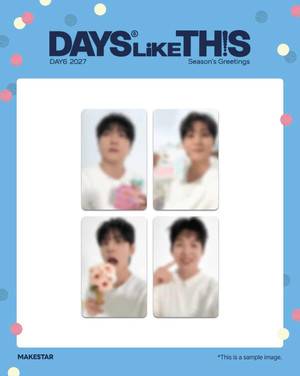 DAY6 MAKESTAR photocard sample