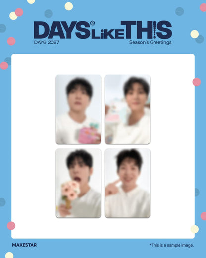 DAY6 MAKESTAR photocard sample